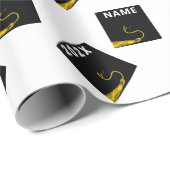 Gepersonaliseerd Afstuderen 2025 cadeau Cadeaupapier (Rol Hoek)