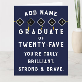 Gepersonaliseerd Afstuderen 2025 Kaart