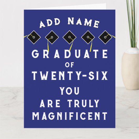 Gepersonaliseerd Afstuderen 2025 Kaart (Voorkant)