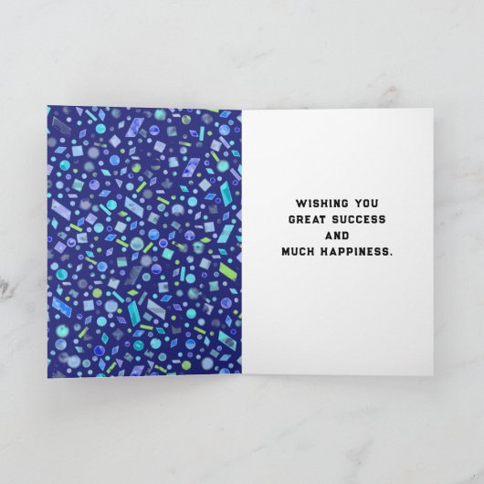 Gepersonaliseerd Afstuderen 2025 Kaart (Binnen)