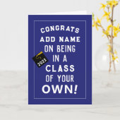 Gepersonaliseerd Afstuderen 2025 Kaart (Gele Bloem)