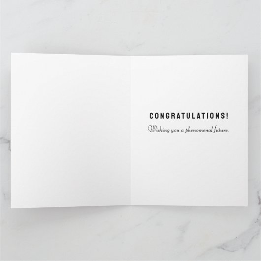 Gepersonaliseerd Afstuderen 2025 Kaart (Binnen)