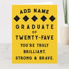 Gepersonaliseerd Afstuderen 2025 Kaart