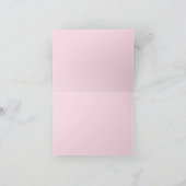 Gepersonaliseerd Afstuderen bedankkaart (fuschia) (Binnen)