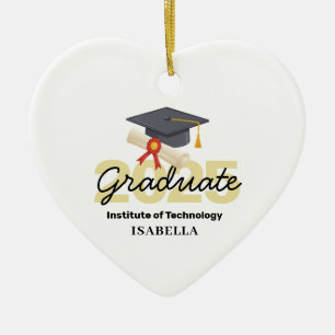 Gepersonaliseerd Afstuderen cadeau - Klasse van 20 Keramisch Ornament