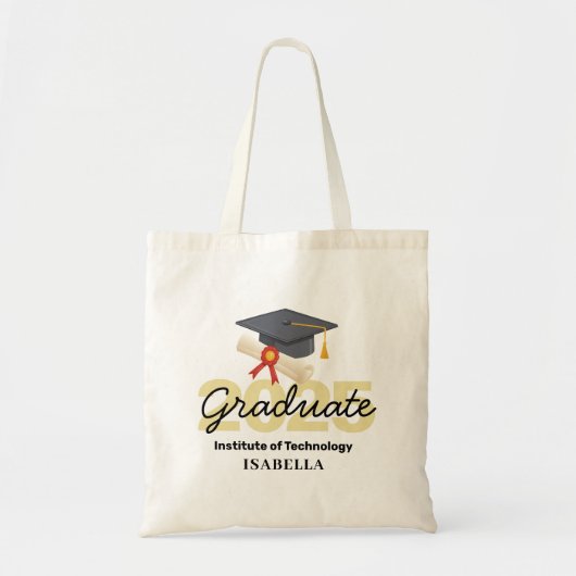 Gepersonaliseerd Afstuderen cadeau - Klasse van 20 Tote Bag (Voorkant)
