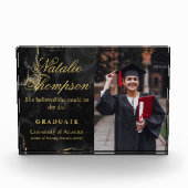 Gepersonaliseerd Afstuderen cadeau voor dochter ni Fotoblokken (Voorkant)