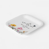 Gepersonaliseerd Afstuderen cadeau voor haar, meis Papieren Bordje (Gebogen)