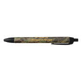Gepersonaliseerd Afstuderen Camouflage Woodland Gr Zwarte Inkt Pen (Bodem)