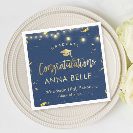 Gepersonaliseerd Afstuderen Custom Class of 2025 N Servet