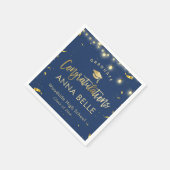 Gepersonaliseerd Afstuderen Custom Class of 2025 N Servet (Hoek)