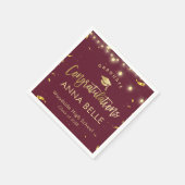 Gepersonaliseerd Afstuderen Custom Class of 2025 R Servet (Hoek)