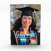 Gepersonaliseerd Afstuderen Eenvoudige foto (Voorkant)