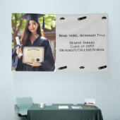 Gepersonaliseerd Afstuderen Foto, Diploma, Pet Sja Spandoek (Beurs)