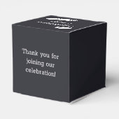 Gepersonaliseerd Afstuderen Foto met Pet en Diplom Bedankdoosjes (Achterkant)