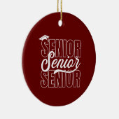 Gepersonaliseerd Afstuderen Gift Ornament (Rechts)