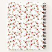 Gepersonaliseerd Afstuderen Gift | Tijd om te vier Notitieboek (Achterkant)