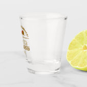 Gepersonaliseerd Afstuderen Gift | Tijd om te vier Shot Glas (Rechts)