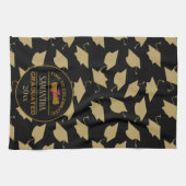 Gepersonaliseerd Afstuderen Gift | Tijd om te vier Theedoek (Horizontaal)