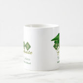 Gepersonaliseerd Afstuderen Groen & Goud Koffiemok (Center)