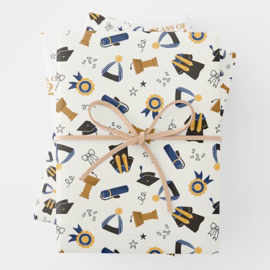 Gepersonaliseerd Afstuderen Inpakpapier Vel (In situ)