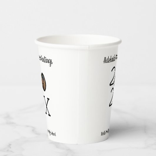 Gepersonaliseerd Afstuderen Jaar Custom Photo Part Papieren Bekers (Rechts)