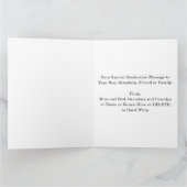 Gepersonaliseerd, Afstuderen Kaart voor zoon, klei (Binnen)