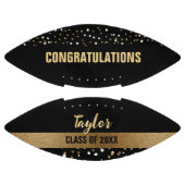 Gepersonaliseerd Afstuderen Klasse van 2024 Goud z American Football (Panelen)