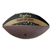 Gepersonaliseerd Afstuderen Klasse van 2024 Goud z American Football (Gedraaid 270)
