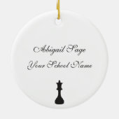 Gepersonaliseerd Afstuderen Ornament (Achterkant)