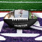 Gepersonaliseerd Afstuderen Senior Photo Football