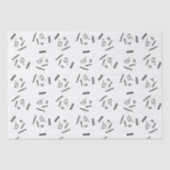 Gepersonaliseerd Afstuderen tissuepapier (Voorkant)