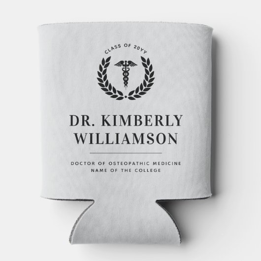 Gepersonaliseerd Afstuderen van de moderne medisch Blikjeskoeler (Achterkant)