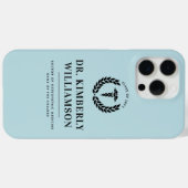 Gepersonaliseerd Afstuderen van de moderne medisch Case-Mate iPhone Case (Achterkant (horizontaal))