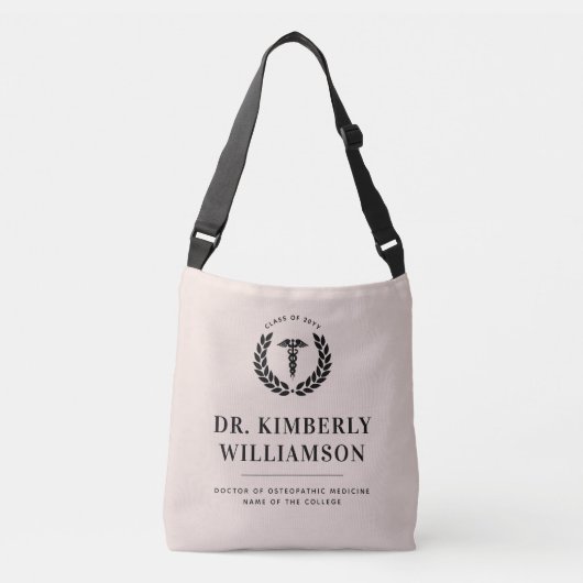 Gepersonaliseerd Afstuderen van de moderne medisch Crossbody Tas (Voorkant)