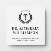 Gepersonaliseerd Afstuderen van de moderne medisch Fotoplaat (Voorkant)