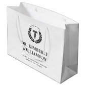 Gepersonaliseerd Afstuderen van de moderne medisch Groot Cadeauzakje (Achterkant Gekanteld)