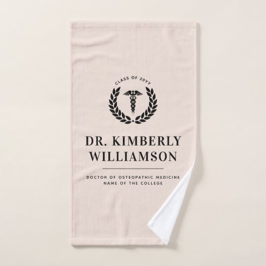 Gepersonaliseerd Afstuderen van de moderne medisch Handdoek (Handdoek)