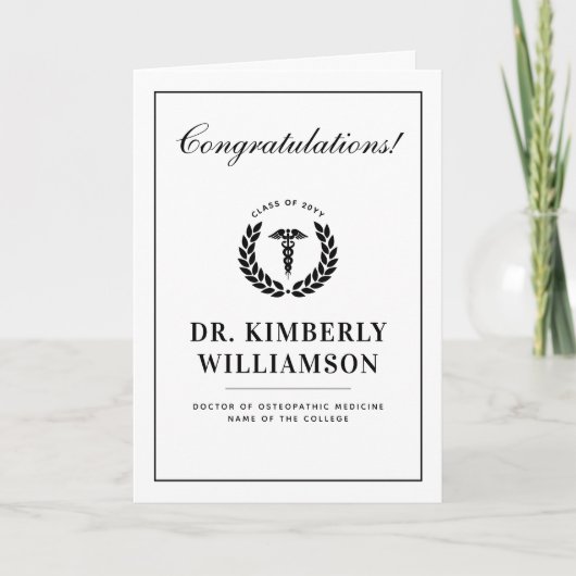 Gepersonaliseerd Afstuderen van de moderne medisch Kaart (Voorkant)