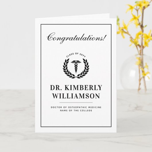 Gepersonaliseerd Afstuderen van de moderne medisch Kaart (Gele Bloem)