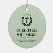 Gepersonaliseerd Afstuderen van de moderne medisch Keramisch Ornament (Links)
