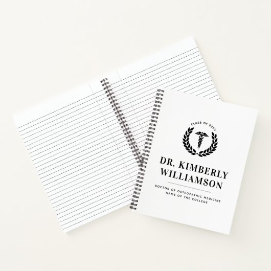 Gepersonaliseerd Afstuderen van de moderne medisch Notitieboek (Binnen)
