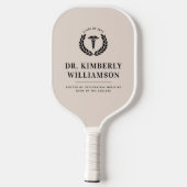 Gepersonaliseerd Afstuderen van de moderne medisch Pickleball Paddle (Achterkant)