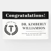 Gepersonaliseerd Afstuderen van de moderne medisch Spandoek (Horizontaal)