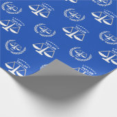 Gepersonaliseerd Afstuderen van rechtenschool Cadeaupapier (Hoek)