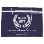 Gepersonaliseerd Afstuderen van school en universi Groot Cadeauzakje (Achterkant)