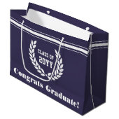 Gepersonaliseerd Afstuderen van school en universi Groot Cadeauzakje (Voorkant Gekanteld)