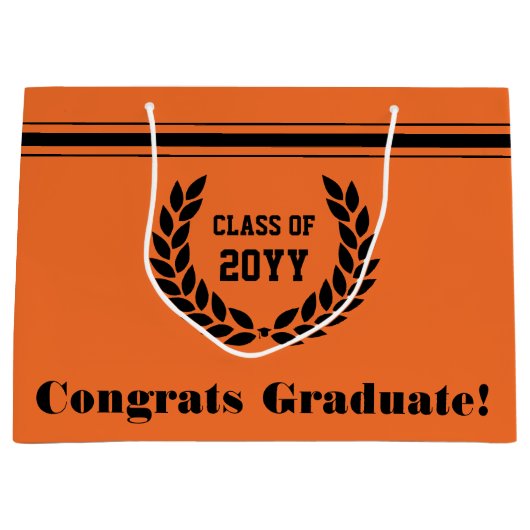 Gepersonaliseerd Afstuderen van school en universi Groot Cadeauzakje (Voorkant)