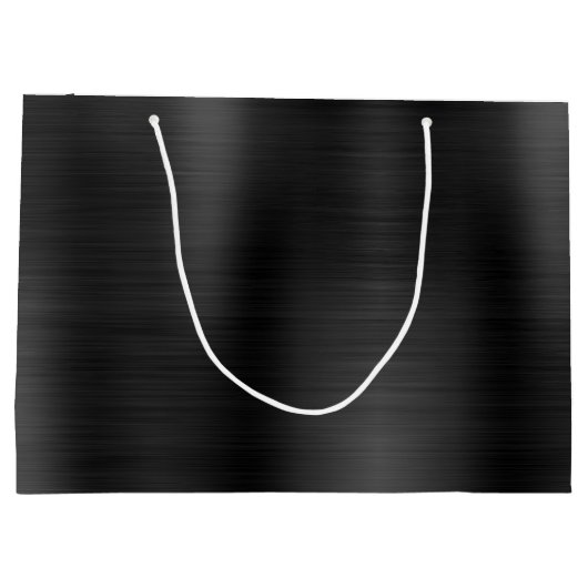 Gepersonaliseerd Afstuderen zwart & goud Groot Cadeauzakje (Achterkant)