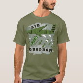 Gepersonaliseerd Air Squadron T-shirt (Voorkant)